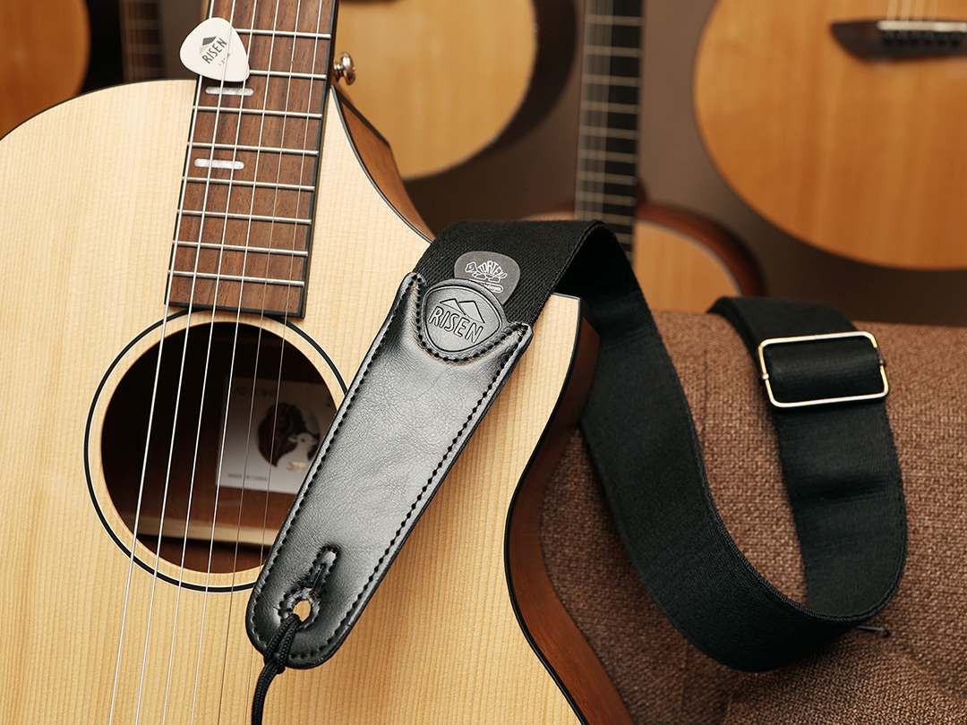 純黑吉他背帶5